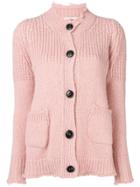 Dondup Knitted Button Cardigan - Pink