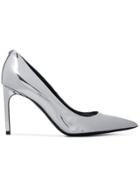 Tom Ford Patent Pumps - Silver