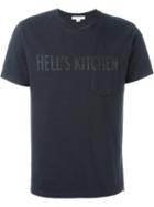 Engineered Garments Hell's Kitchen Print T-shirt, Men's, Size: Xl, Blue, Cotton
