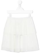Little Remix Pleated Skirt - White