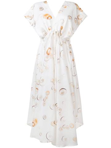 Tara Matthews Seashell Printed Dress - Neutrals