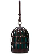 Oscar De La Renta Bird Cage Bag - Brown