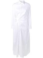 Dsquared2 Wrapped Shirt Dress - White