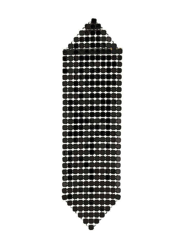 Paco Rabanne Arrow Shaped Earrings - Black