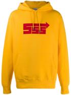 Sss World Corp Logo Print Hoodie - Yellow