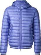 Moncler Hooded Padded Jacket, Men's, Size: 3, Blue, Polyamide/feather Down