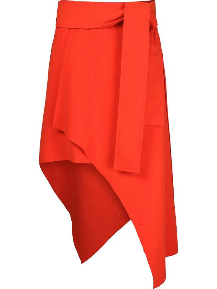Uma Raquel Davidowicz 'van' Skirt, Women's, Size: 38, Yellow/orange, Polyamide/wool