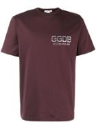 Golden Goose Deluxe Brand Logo Print T-shirt - Pink & Purple