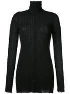 Kitx Roll Neck Blouse, Women's, Size: 14, Black, Spandex/elastane/viscose