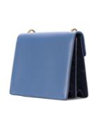 Salvatore Ferragamo - Silver Chain Shoulder Bag - Women - Leather/suede - One Size, Blue, Leather/suede