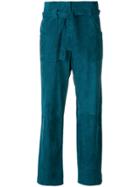 Vanessa Seward High-waist Flared Trousers - Blue