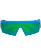 Mykita Lateral Green Flash (fcx) Sunglasses, Women's, Blue, Acetate
