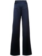Derek Lam 10 Crosby Sailor Pant With Barbell Detail - Blue