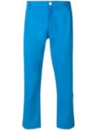 Comme Des Garçons Shirt Boys Turn-up Hem Chinos - Blue
