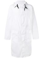 Msgm - Zip Fastened Coat - Men - Polyamide - 48, White, Polyamide
