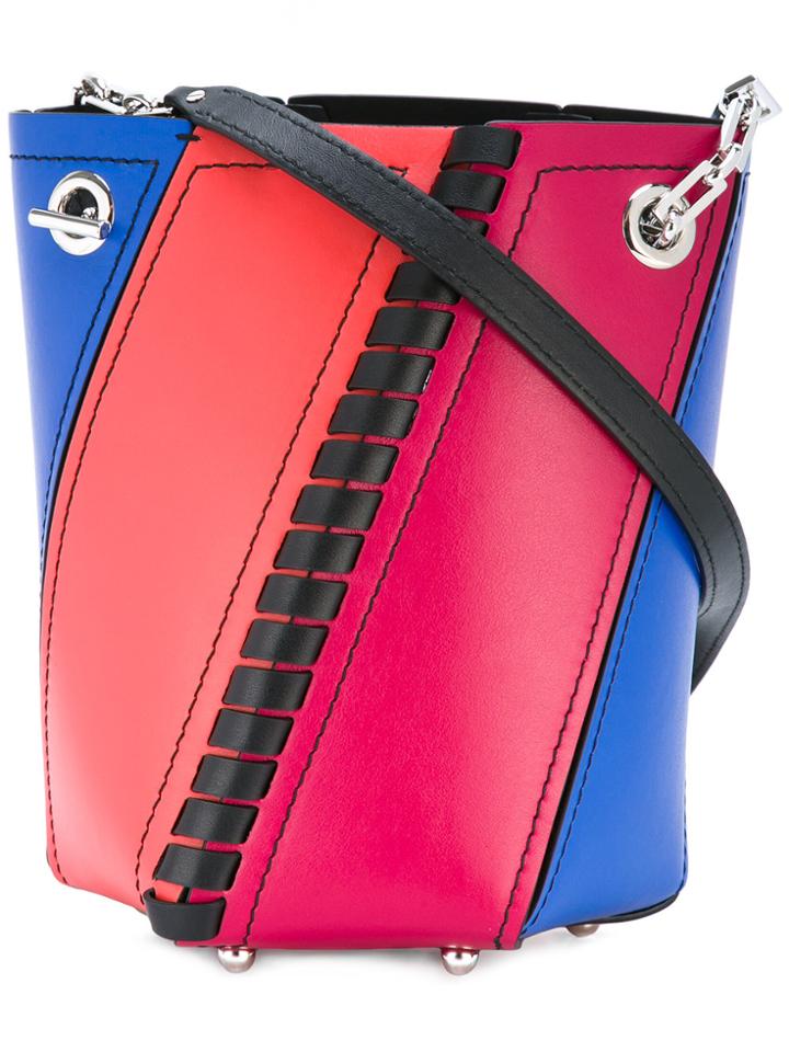 Proenza Schouler Hex Whipstitch Bucket Shoulder Bag - Multicolour