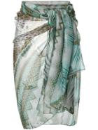 Parah Printed Sarong - Green