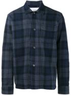 Our Legacy Tartan Check Shirt, Men's, Size: 52, Blue, Cotton