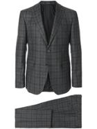 Estnation Pin Strip Suit - Black