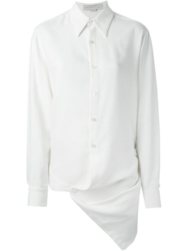 Stella Mccartney Asymmetric Shirt, Women's, Size: 44, White, Cupro/viscose