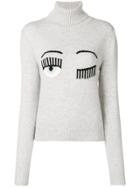 Chiara Ferragni Blinking Eyes Jumper - Grey