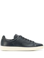 Tom Ford Warwick Grained Sneakers - Blue
