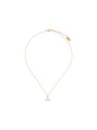 Vivienne Westwood Small Embellished Logo Necklace - Gold