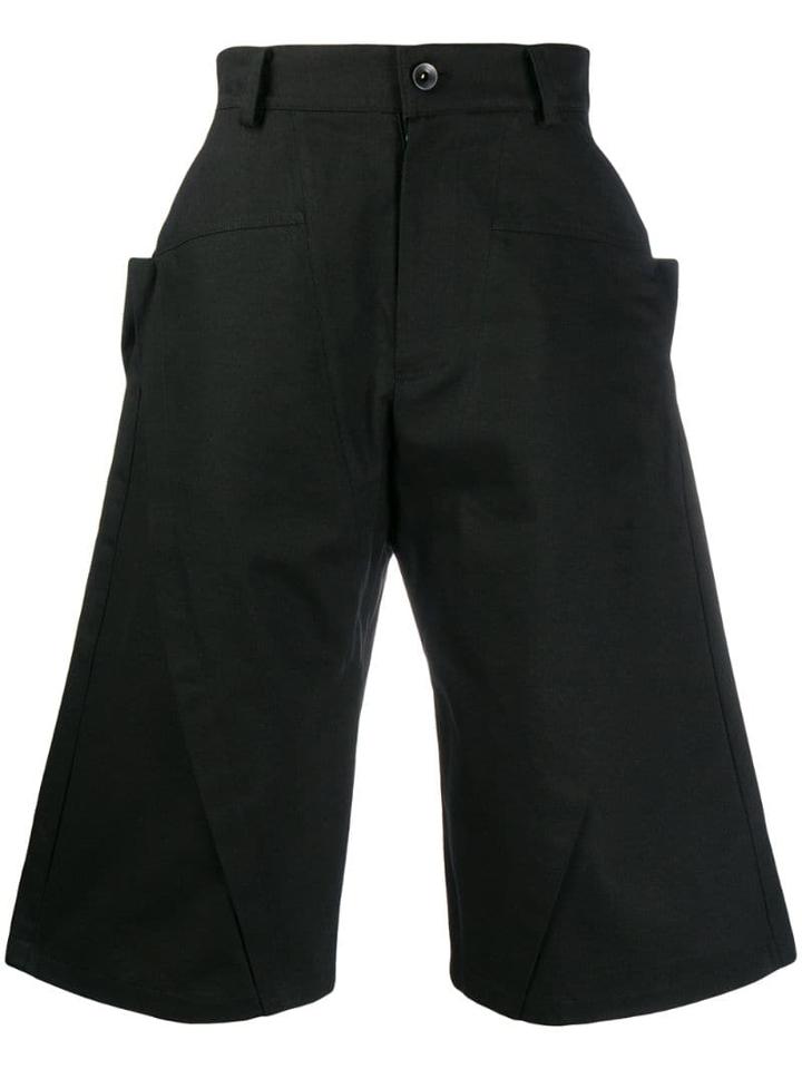 D.gnak Wide Leg Cargo Shorts - Black