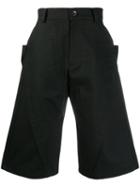 D.gnak Wide Leg Cargo Shorts - Black