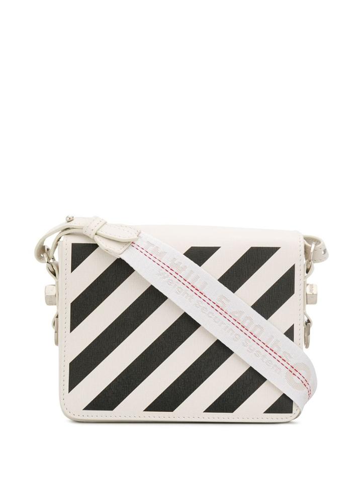 Off-white Diagonal Stripe Binder Bag