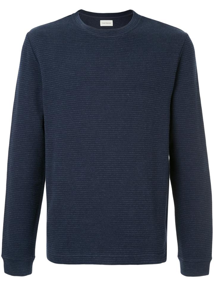 Oliver Spencer Berwick Long Sleeved T-shirt - Blue