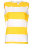 Maison Rabih Kayrouz Striped Tank Top - Yellow & Orange