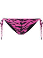 Saint Laurent Tiger Print Bikini Bottom - Pink
