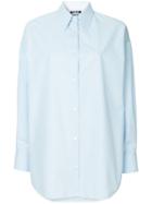 Calvin Klein 205w39nyc Oversized Embroidered Shirt - Blue