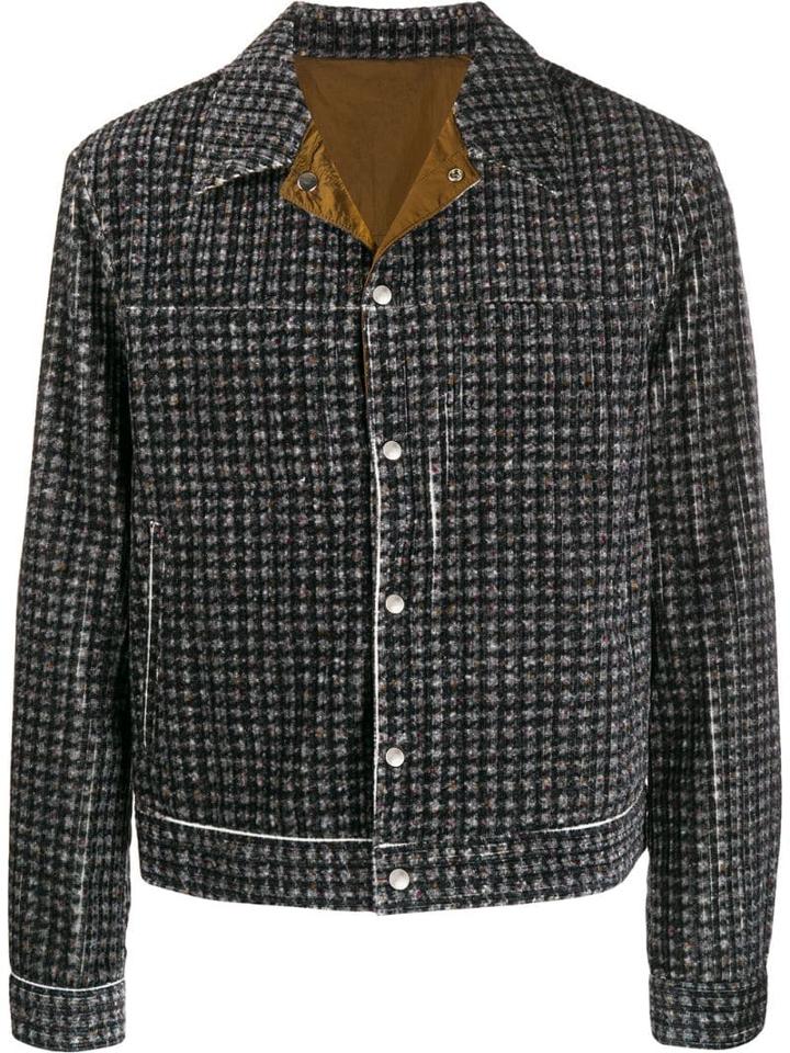 Emporio Armani All-over Print Jacket - Grey