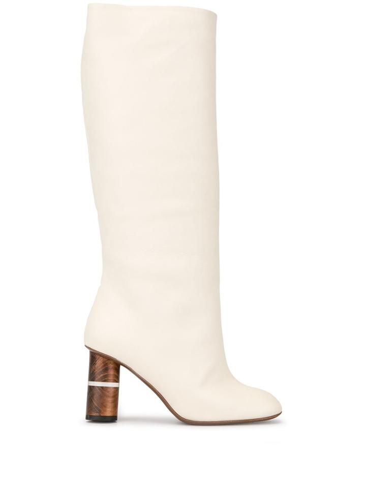 Neous Mid-calf Length Boots - White
