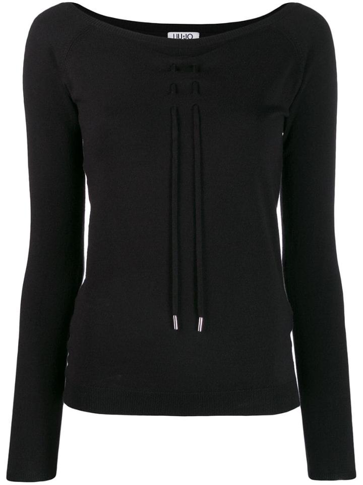 Liu Jo Maglia Knitted Top - Black