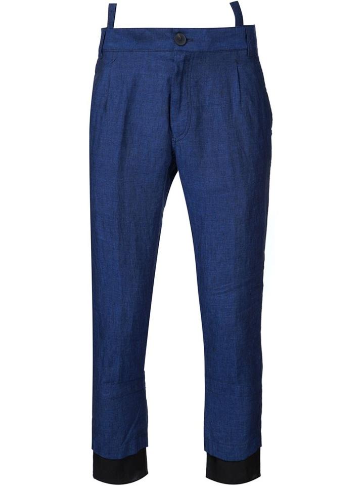 Haider Ackermann 'ewodi' Cropped Trousers