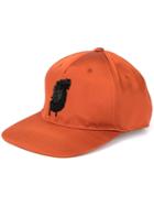 Undercover Beaded Patch Cap - Orange