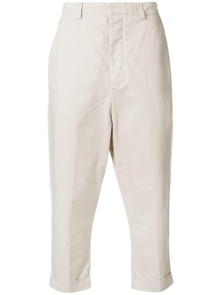Ami Paris Oversized Carrot Fit Trousers - Neutrals