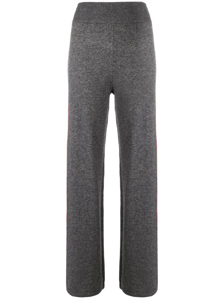 Cashmere In Love Cashmere Blend Track Pants - Grey