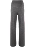 Cashmere In Love Cashmere Blend Track Pants - Grey