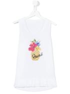 Lapin House - Pineapple Print Tank - Kids - Acrylic/spandex/elastane/viscose - 14 Yrs, Girl's, White