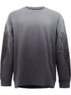 Maison Mihara Yasuhiro Degradé Sweatshirt, Men's, Size: 52, Grey, Cotton