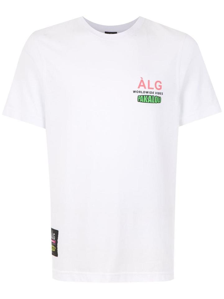 Àlg Camiseta American Style Sport Àlg + Pakalolo - White