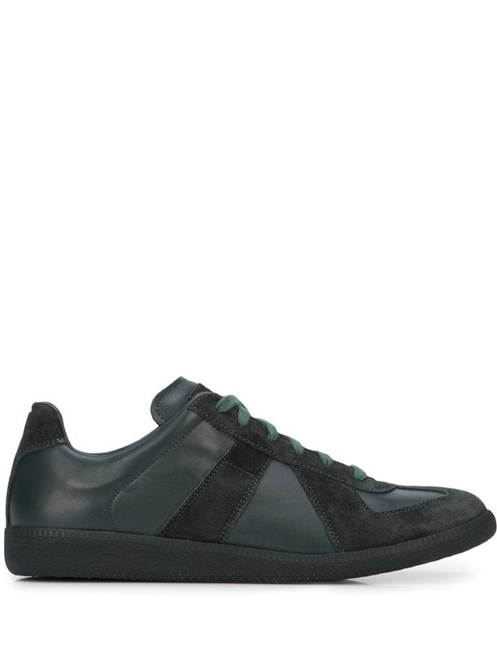 Maison Margiela Panelled Sneakers - Green