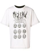 Misbhv Contrasting Panel Graphic T-shirt - Black