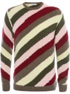 Jw Anderson Chunky Stripe Jumper - Red