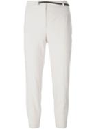 Brunello Cucinelli Slim Fit Trousers, Women's, Size: 42, Nude/neutrals, Cotton/spandex/elastane/polyester/brass