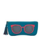 Sarah Chofakian Leather Pouch - Blue
